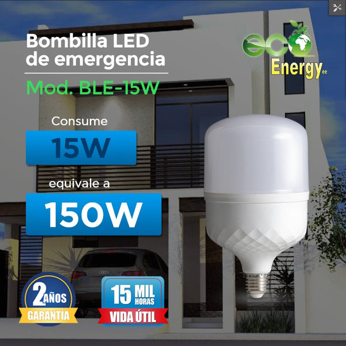 3 Pack Lámpara de Emergencia | 15 W