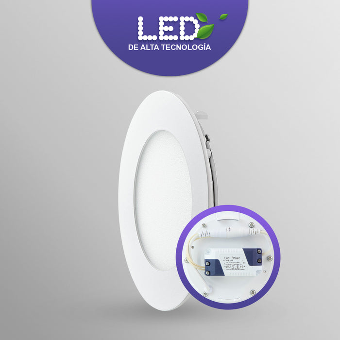 Lámpara LED de plafón slim 3 tonos de luz 15w
