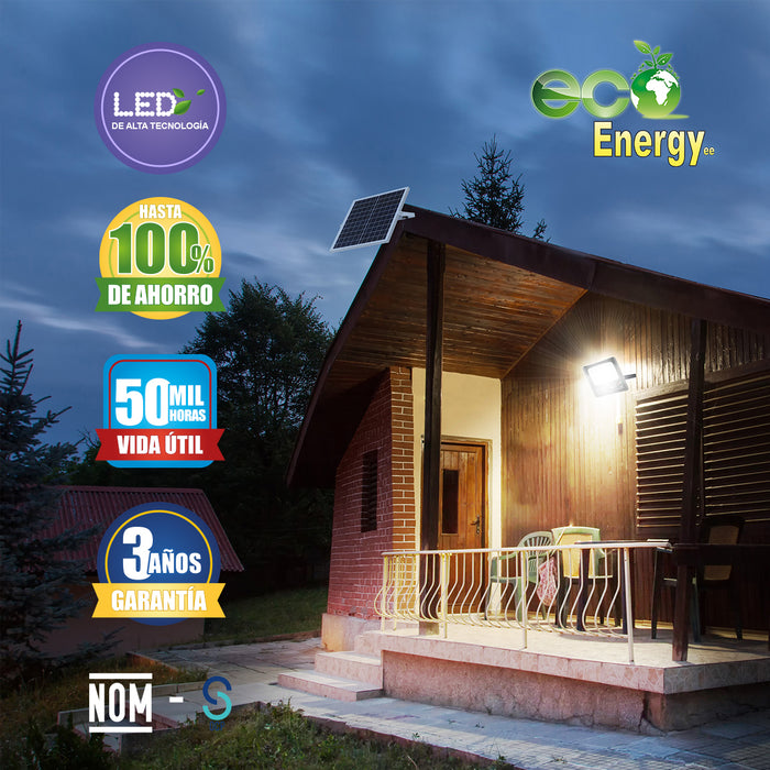 Pack de 2 Reflectores Solares 100w | Luz blanca fría